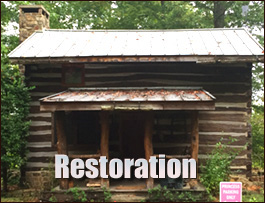 Historic Log Cabin Restoration  Atkinson County, Georgia